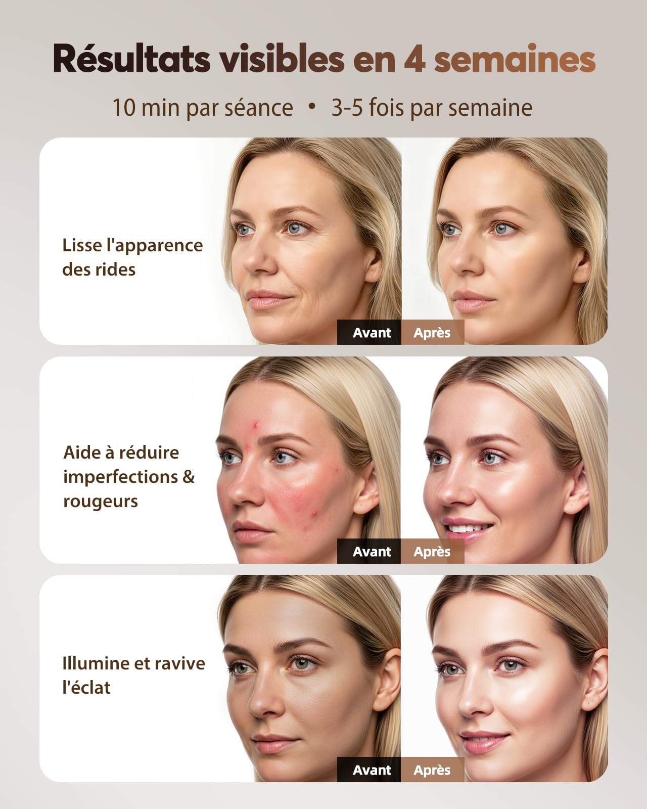 Masque LED Visage Sans Fil, 4 Modes Masque Luminothérapie Lumière Rouge & Infrarouge 850 nm, LED Mask, Télécommande, Autonomie 60 min, Réglable, avec Couvre-yeux, NVV03