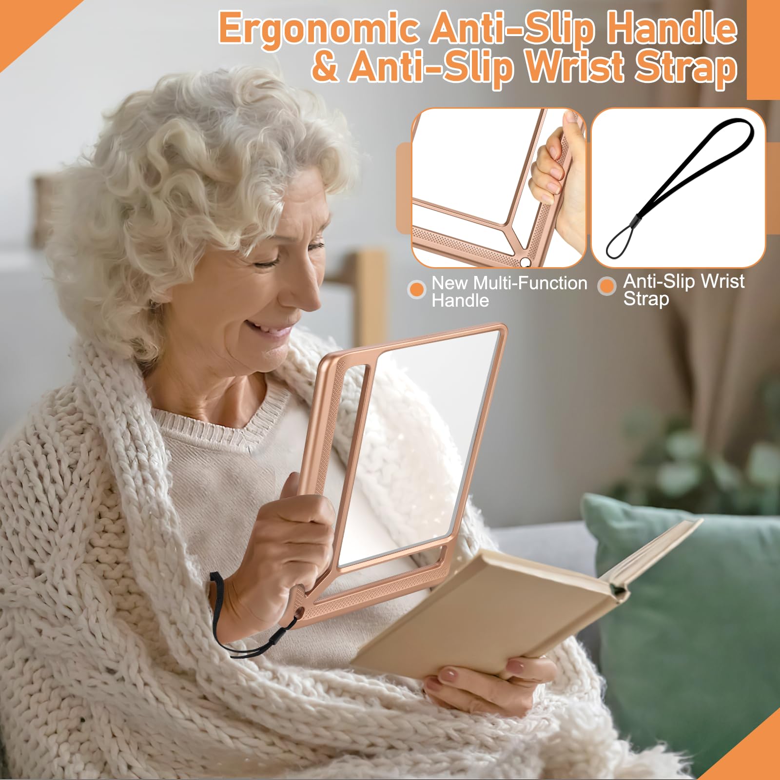 Lupa ligera para personas mayores para leer libros