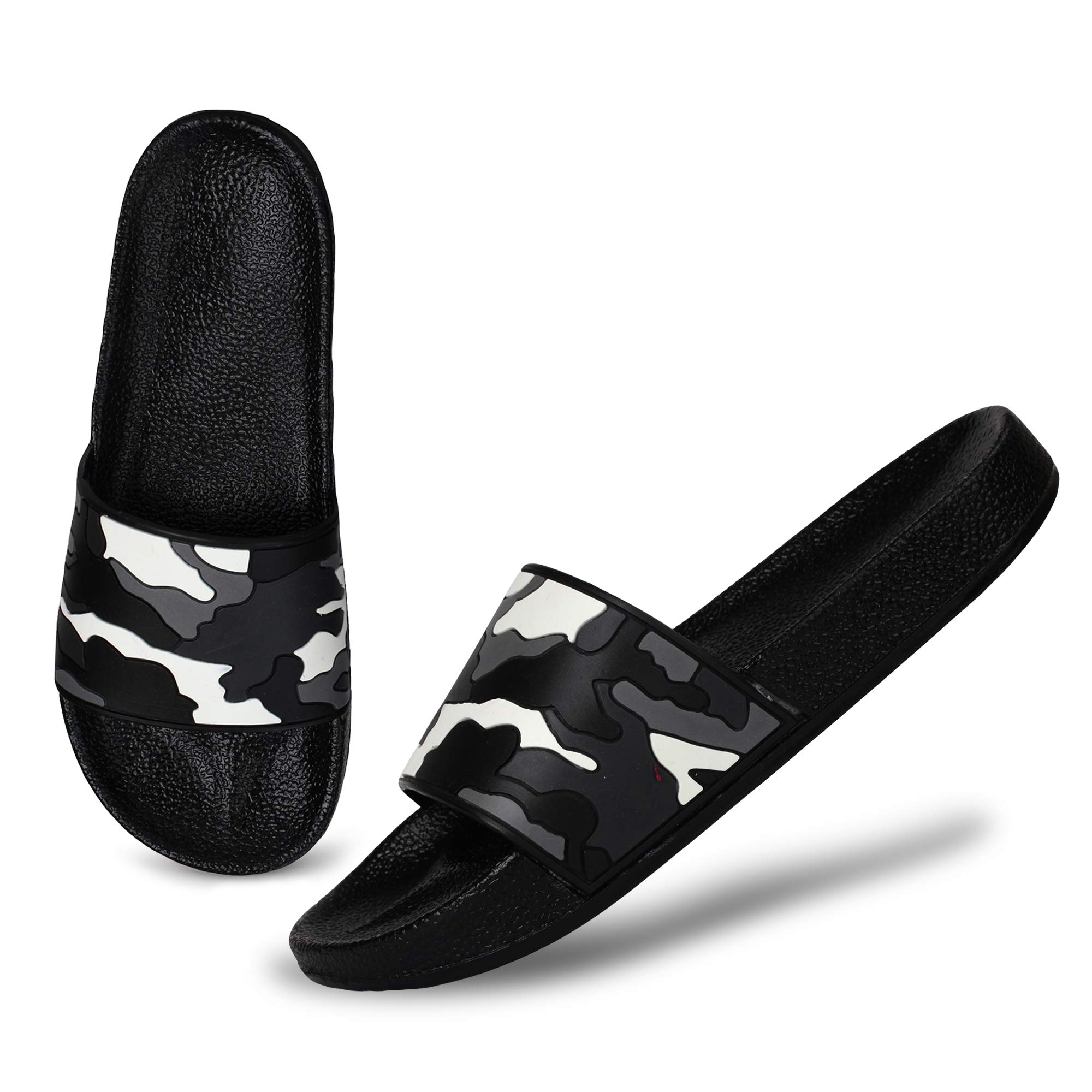 BlackBeatle Mens Military Flip Flops , Grey, 42(Euro) (B08HH9H48Y) Amazon Price History, Amazon Price Tracker