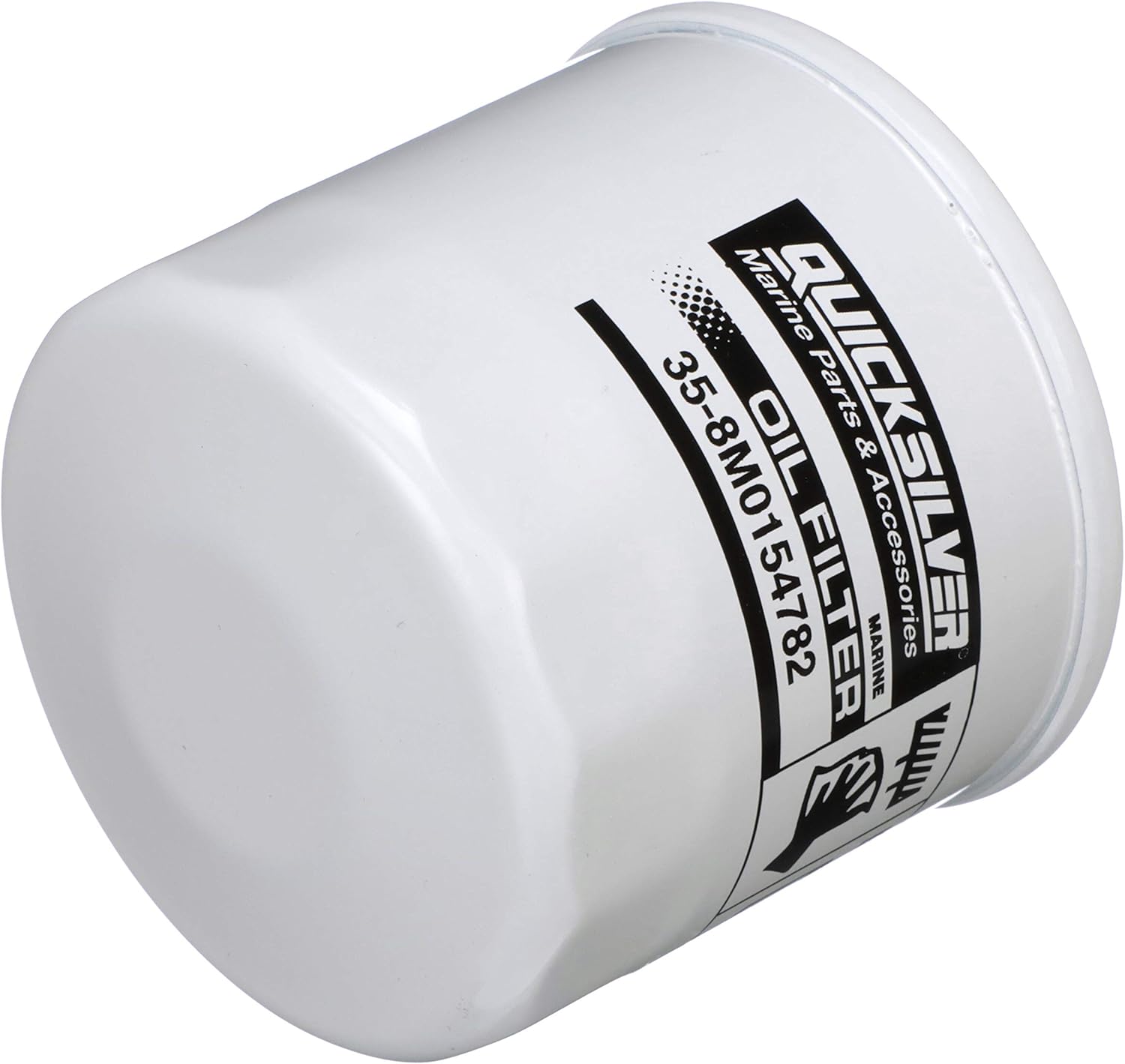Quicksilver 8M0154782 Oil Filter for Various Marine Engines (Pack of 2)