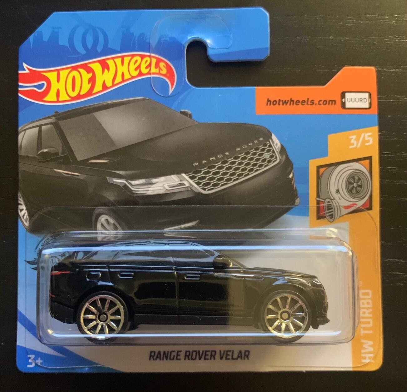 Z & N Trading Hot WHeeLS Velar HW Turbo R a n g e R o v e r, Black