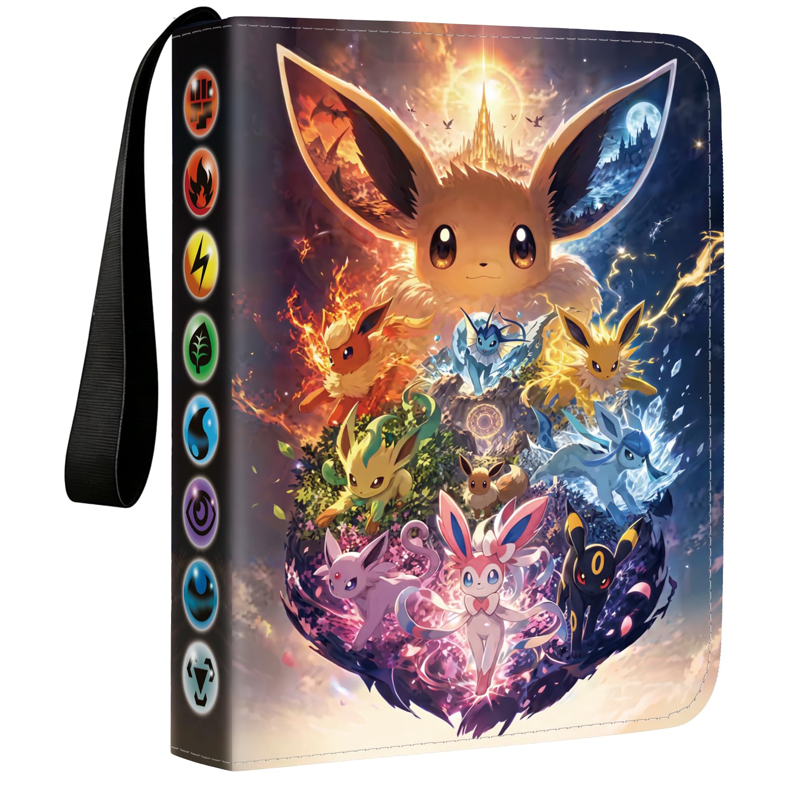 Card Album, Trading Card Album, 50 Pages, 900 Pockets, Collector Card Folder, PU Leather Waterproof Card Holder Album, Card Album Gift for Collectors