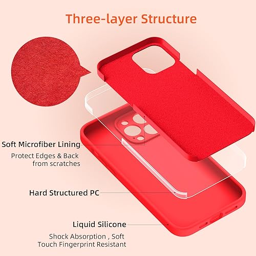 Miniatura 9 de Funda para iPhone 12 Pro Max con protector de pantalla, protección mejorada de la lente de la cámara, funda protectora delgada a prueba de golpes