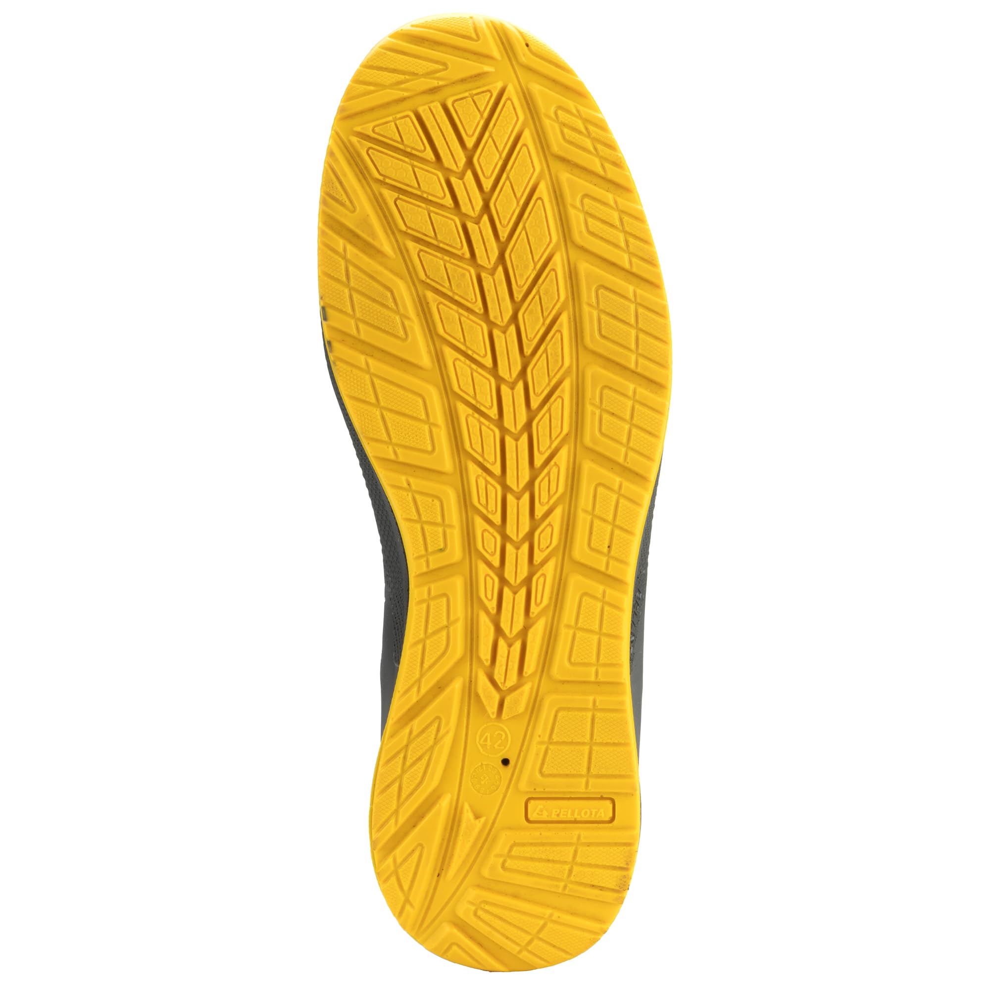 Bellota BRUNNS3S - bota de seguridad Running S3S con tejido FORTITEX TM deportivo, cómodo y ligero, pensado para almacenes, industria, transporte y construcción.