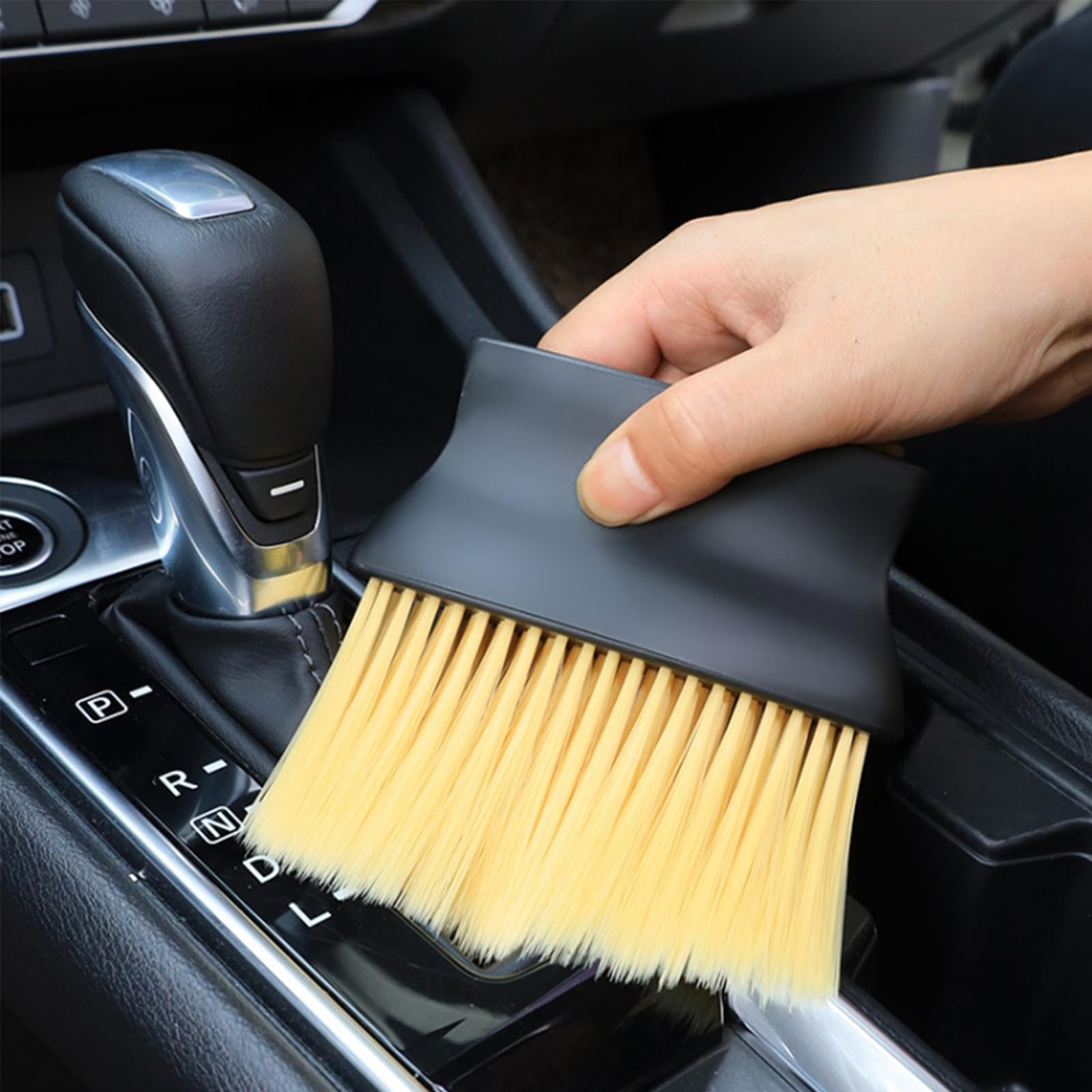 Auto Interior Dust Brush, Car Cleaning Brushes Duster, Hand Broom,car Cleaning Supplies Interior,Soft Bristles Detailing Brush Dusting Tool for Automotive Dashboard Interior,Exterior, Skylight,Leather