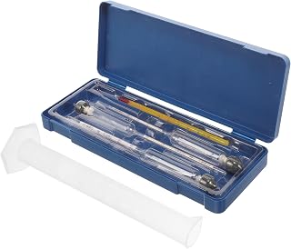PAMINGONO Professional Hydrometer Set for Home Brew Beer with Glass and Plastic Materials, Easy to Use and Calculate Alcoh...