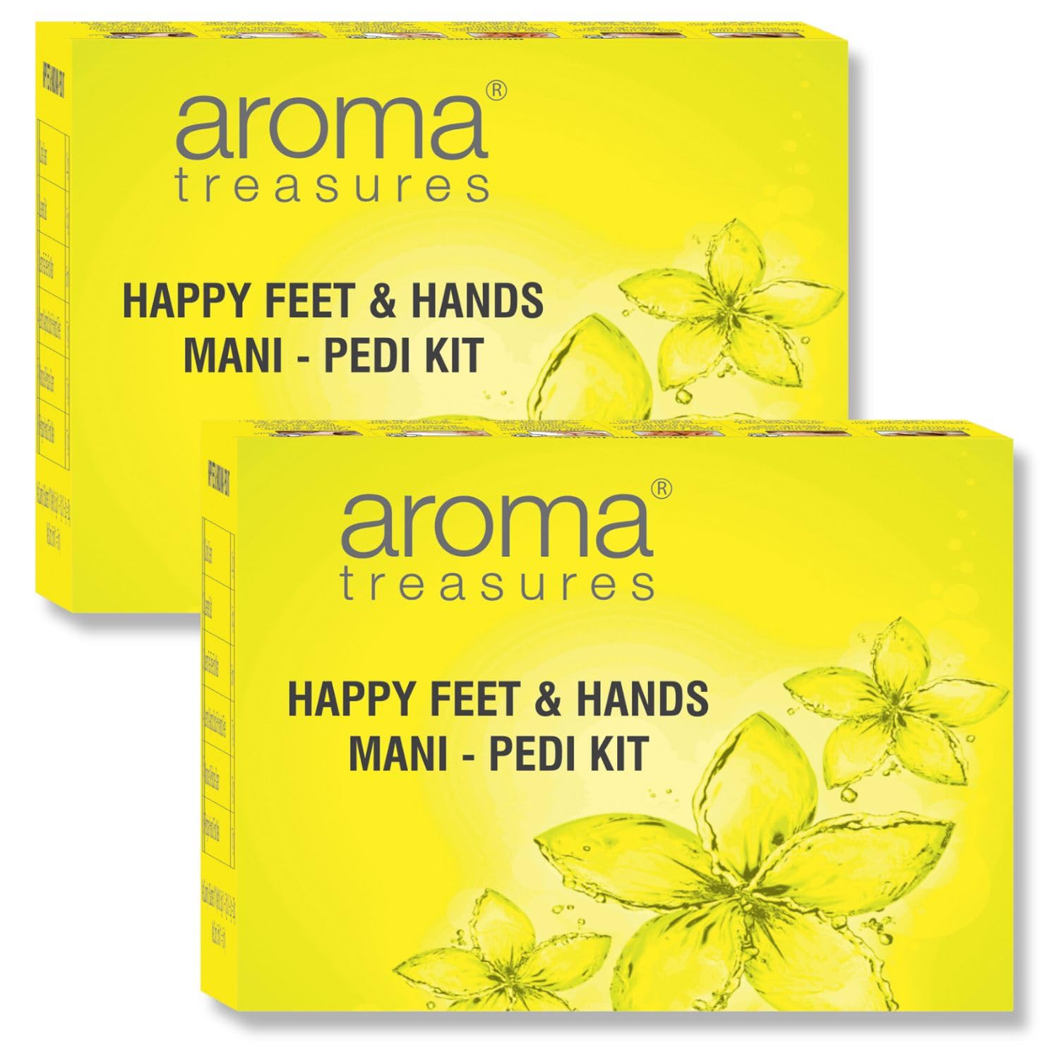 Aroma Treasures combo of Happy Feet & Hand Mani Pedi Kit Pack of 2 (33g/ml X 2)