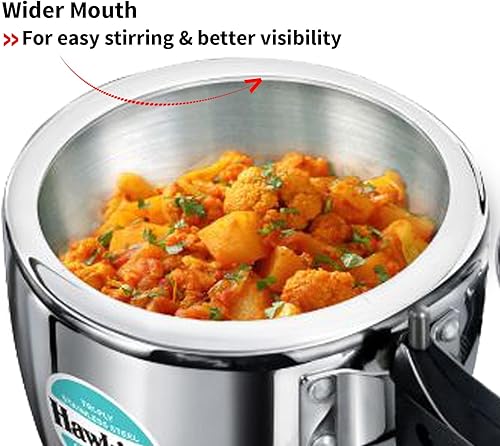 Miniatura 3 de HAWKINS Olla a presión de acero inoxidable 188 de 2,5 litros, tapa interior, plata (HSST25)