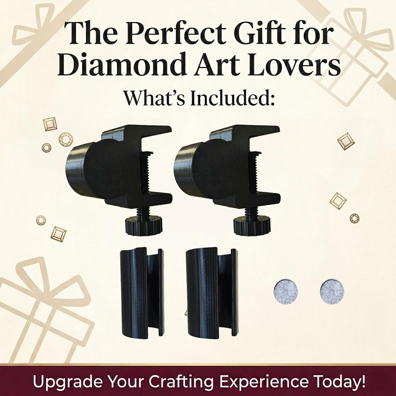 Diamond Painting Canvas Roll Holder & Adjustable Table Clamp Bundle image 5