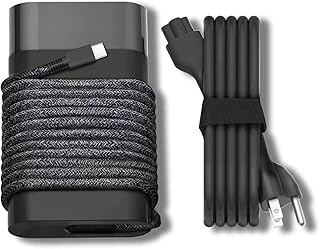 New Slim HP 65w USB C Laptop Charger Replacement for HP Spectre x360 Envy Chromebook Elitebook x360 Pavilion Elite x2 Type C Power Cord Ac Adapter