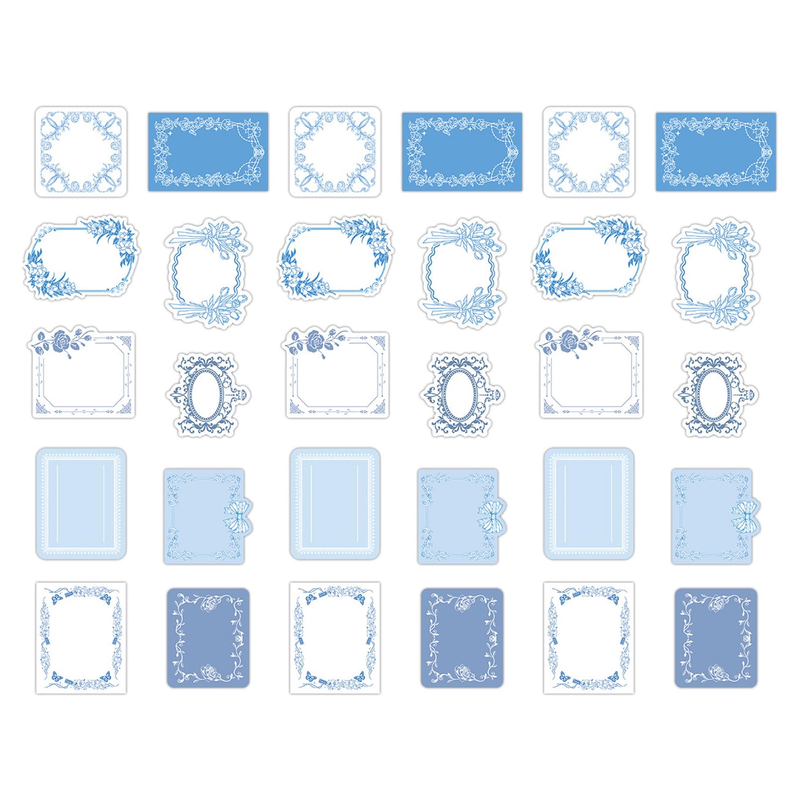 Tsophreniq 30 Sheets Framework Notepads Decoration Paper Memos Pad Aesthetic Notepads Craft Retro Message Notes