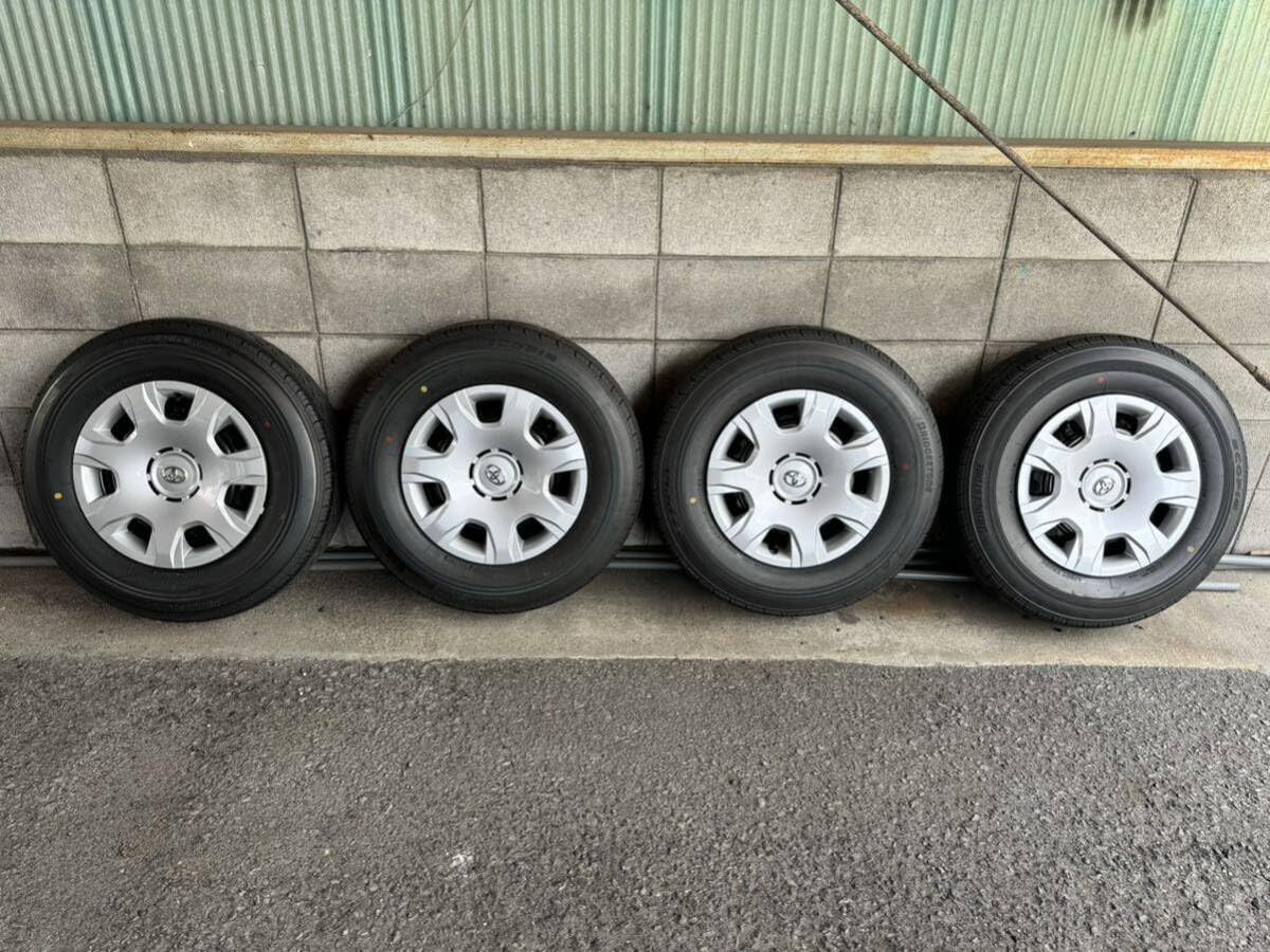 ハイエース 新車外し 純正タイヤスチールホイールセット新車外し 200系 