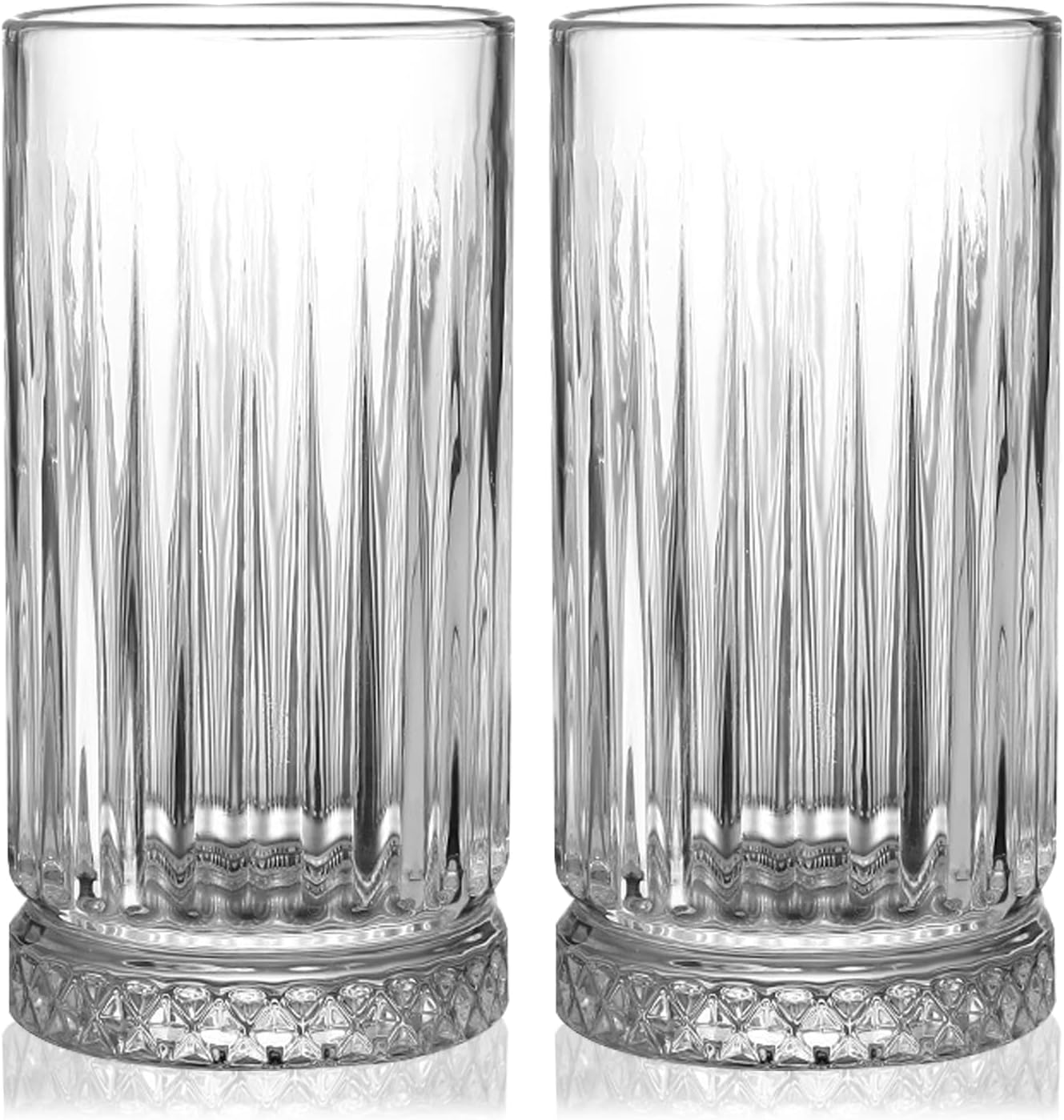 Godinger Tall Beverage Glasses Collins All Purpose