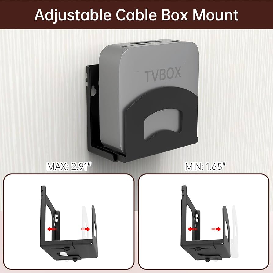 Monzlteck 小型デバイス　Wi-Fi ルータ　ケーブルボックス　壁掛け Monzlteck 小型デバイス Wi-Fi ルータ ケーブルボックス 壁掛け