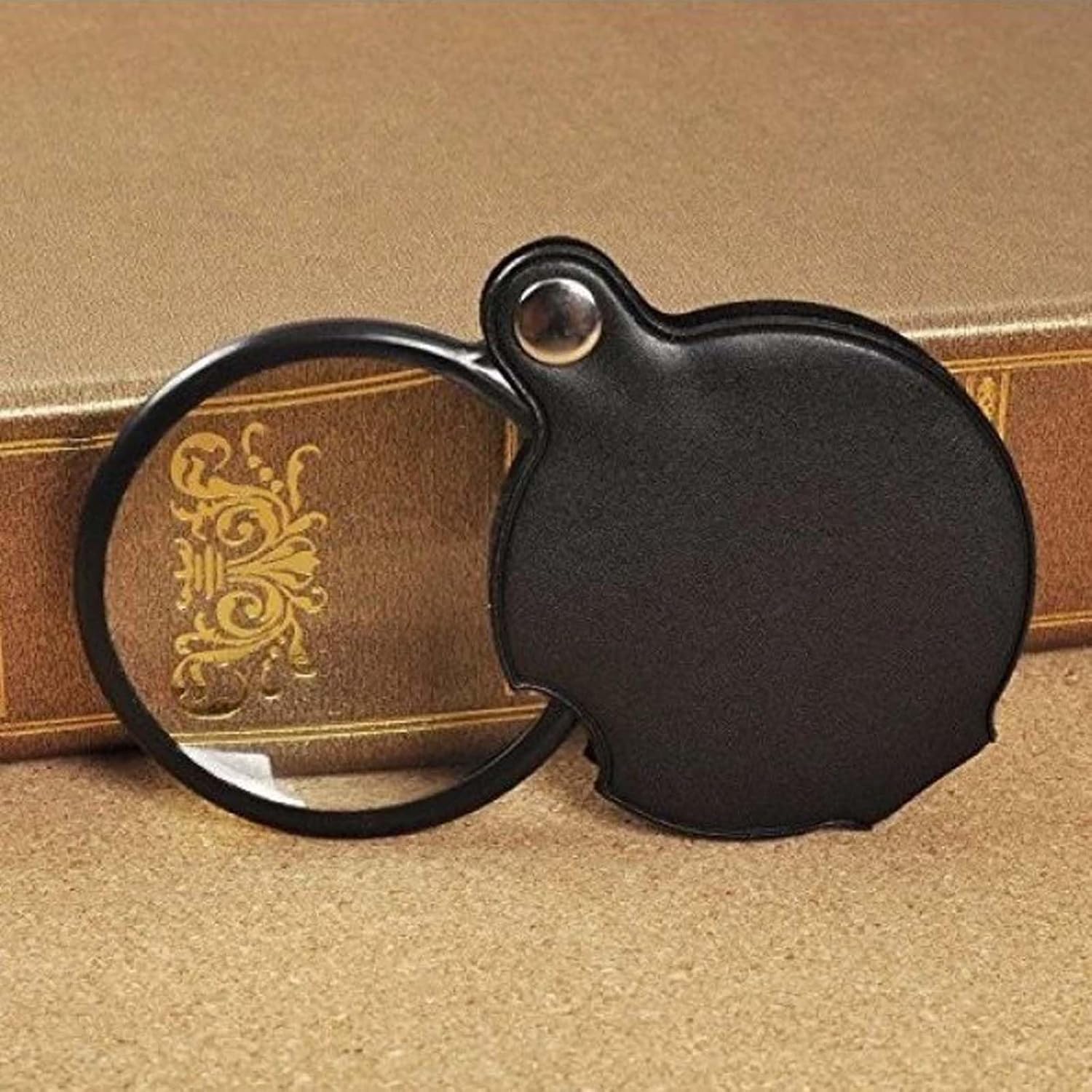20-fache Taschenlupe – Kompakte Faltlupe Mit Drehbarem Etui Zum Lesen, Für Briefmarken, Hobbys Und Inspektionen – Ideal Für Senioren Und Hobby-enthusiasten (schwarz)