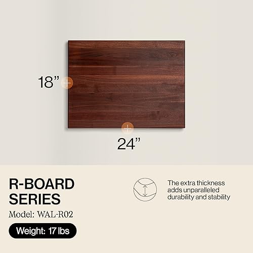 Miniatura 2 de John Boos Block BBQBD Tabla para picar reversible madera de arce veta visible con ranura para líquidos Walnut