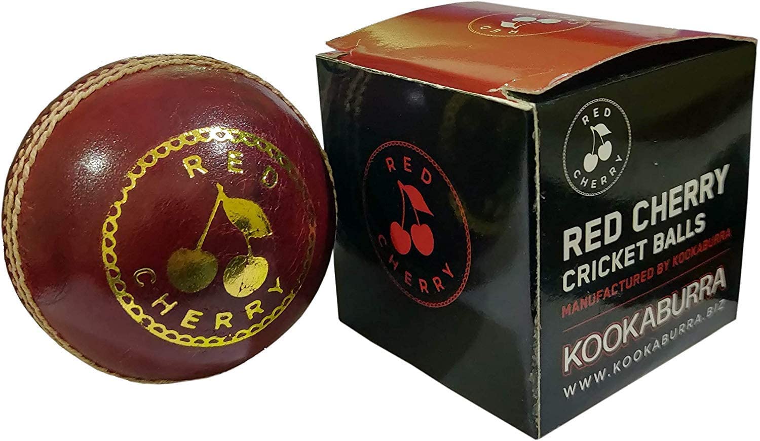 RED CHERRY 4 x Cricketbälle aus Leder