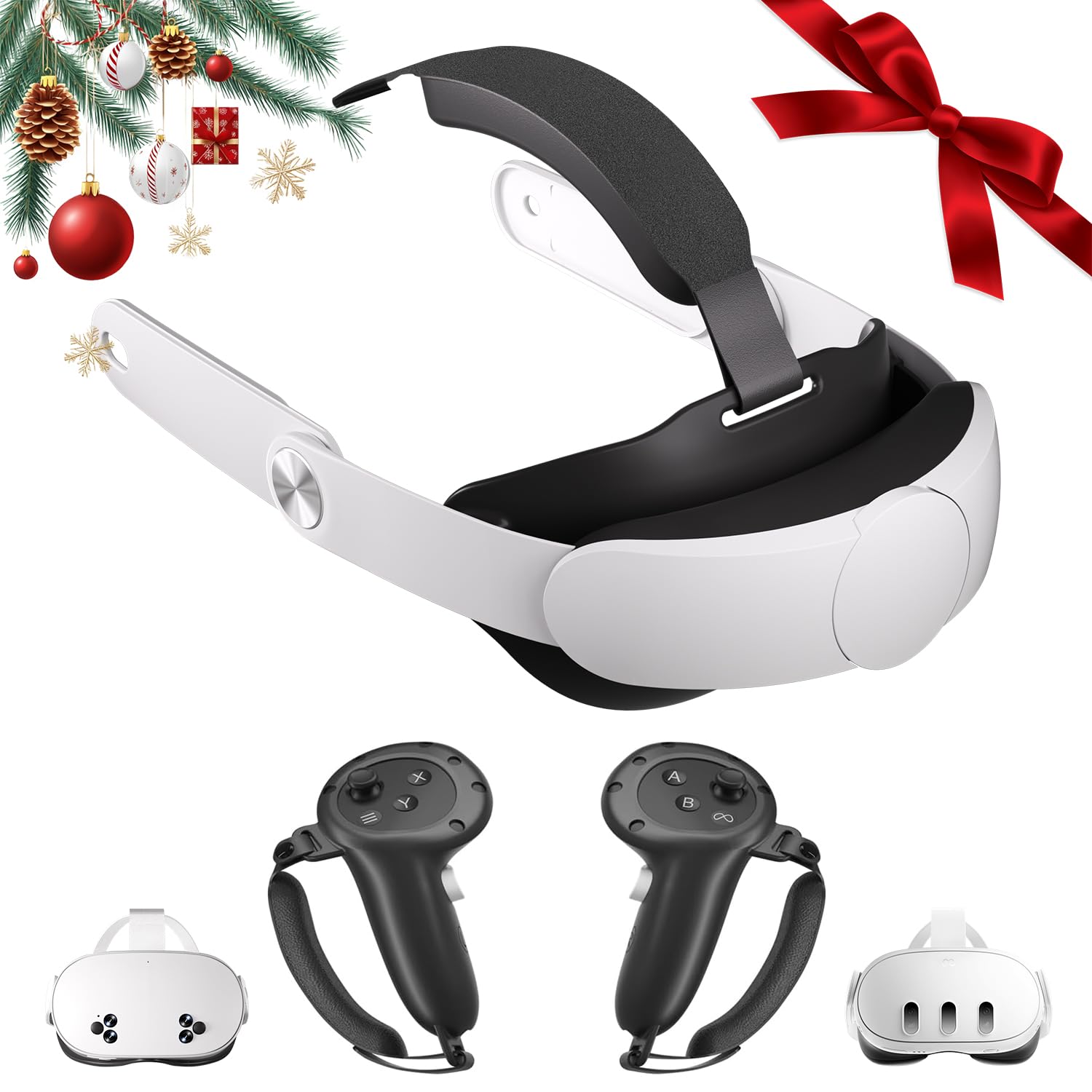Amazon.co.jp: Aolukytech 調節可能 VR 3ヘッドストラップと 