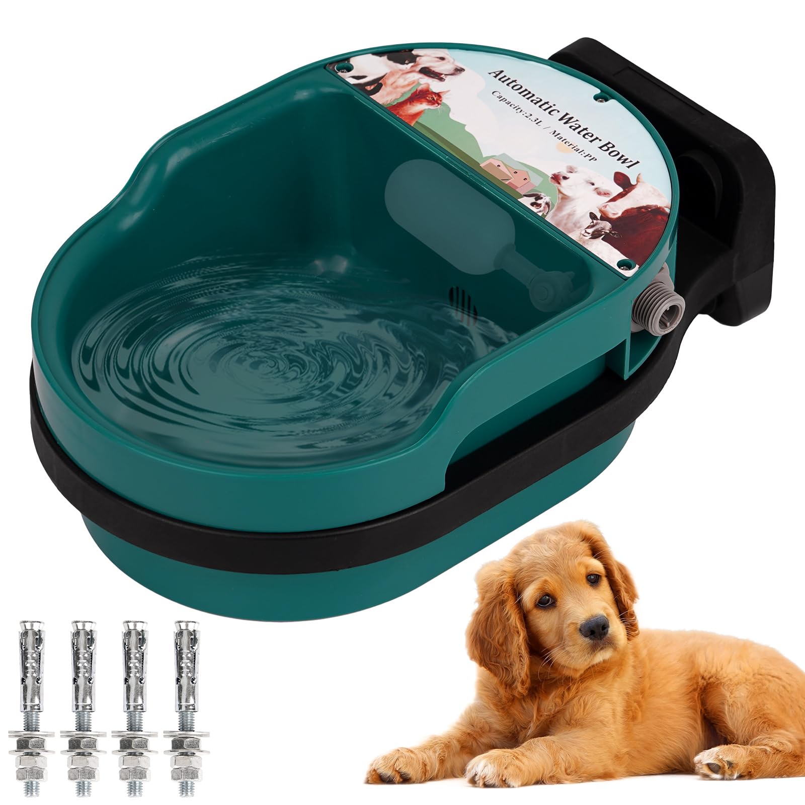 Distributeur d’eau pour chat automatique et chien 2.3L robuste
