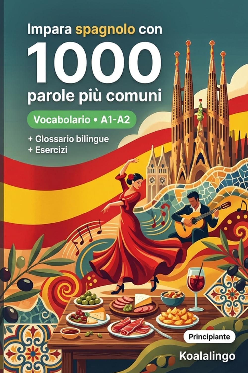 1000 Parole Più Comuni in Spagnolo per Principiante: Esercizi, esempi pratici e glossario completo – Livello A1-A2