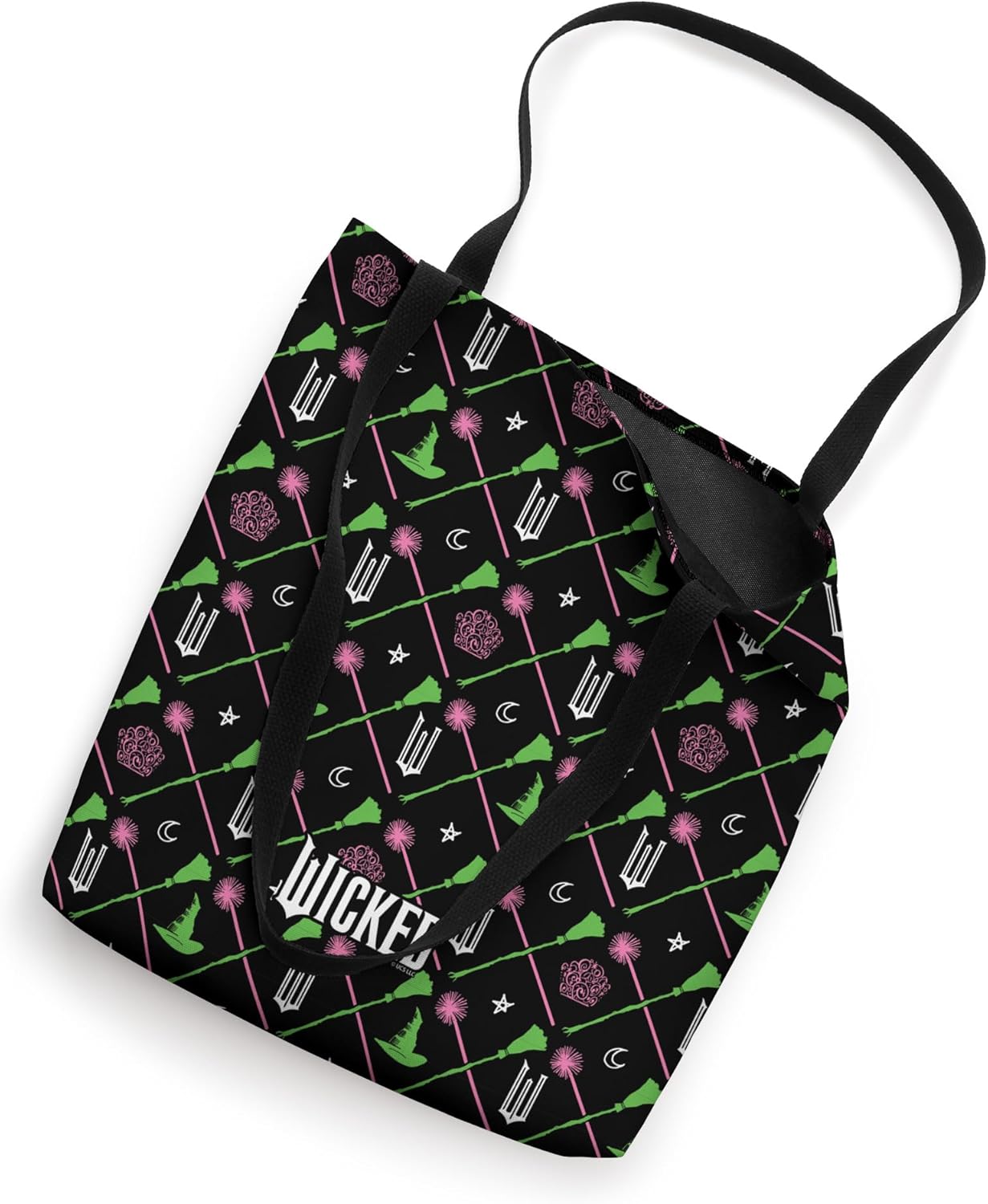 Wicked Broomsticks & Wands All Over Print Tote Bag