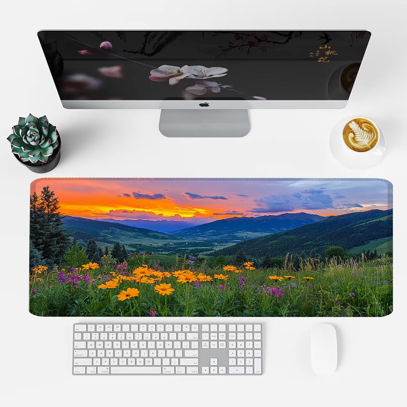 Podkładka pod mysz, podkładka pod mysz XXL 1200 x 600 podkładka pod mysz dla graczy, wodoodporna gumowa podstawa, duża podkładka pod mysz do gier na biurko zszyte krawędzie wodoodporna antypoślizgowa