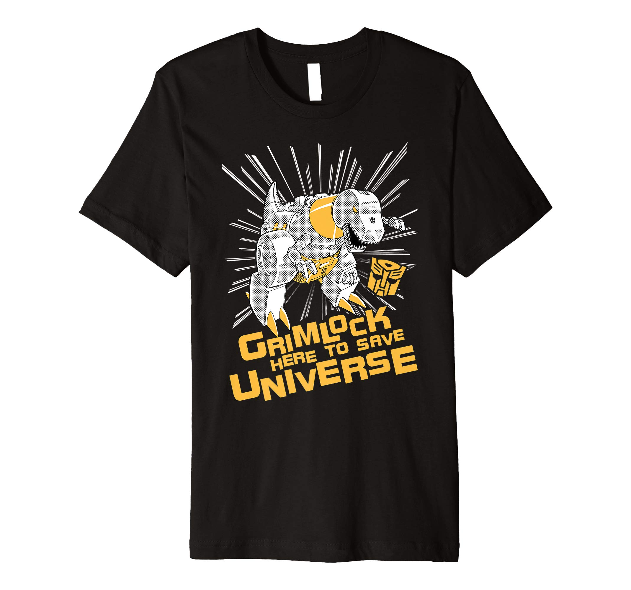 Transformers Grimlock Here To Save Universe Retro Vintage Premium T-Shirt