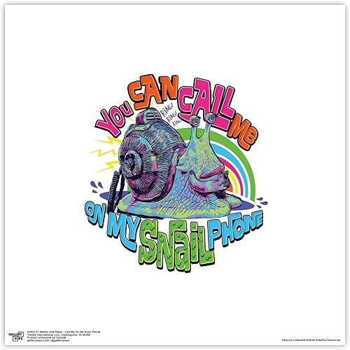 Trends International Gallery Pops Netflix One Piece - Póster de pared de Call Me On My Snail Phone, 12.00 x 12.00 pulgadas, versión sin marco