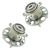 Vista 717 de TRQ Juego de 2 rodamientos de rueda trasera y conjunto de cubo con sensor ABS compatible con Ford Transit Connect 2014-2018