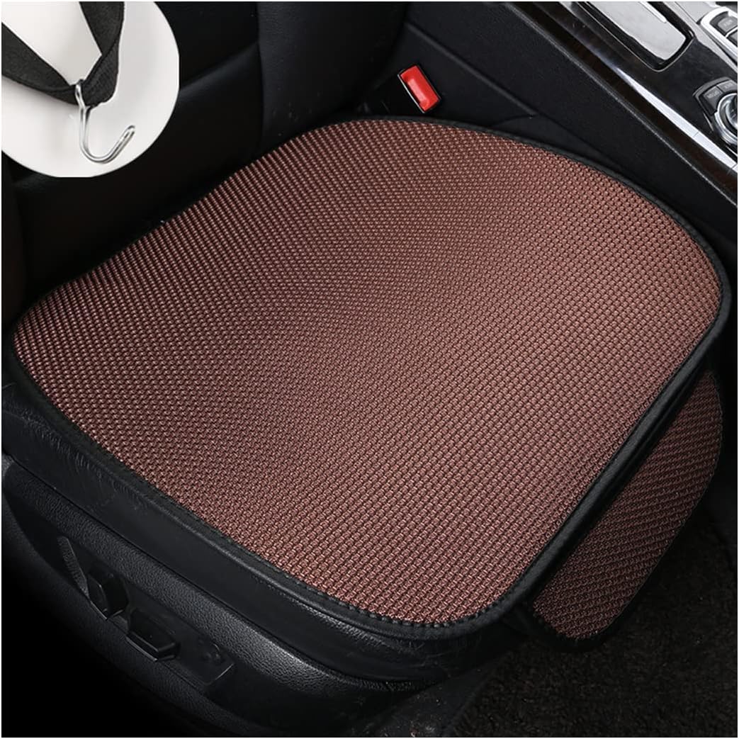 AICEL Car Seat Cushion Pad, 2 Pack Breathable Comfort Drivers Seat Covers With Storage Bag, Universal Anti-Slip Cushion Mat, Protector Accessories for Truck, SUV, Van