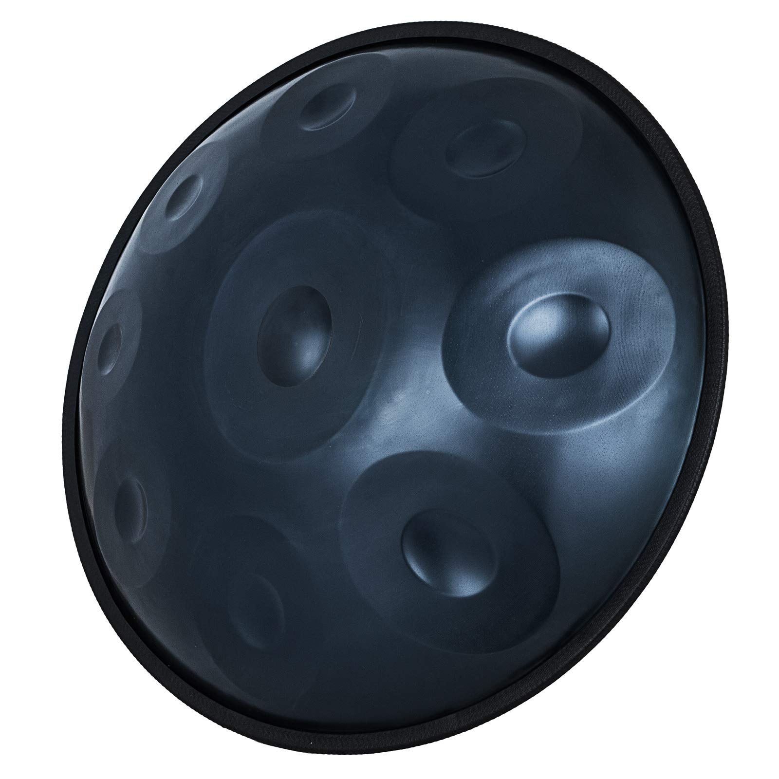 Blue Harmonic Handpan Drum Hand Pan in D-Moll 9 Töne 22 Zoll Stahl Handtrommel mit weicher Hand Pan Tasche Hand Pan Hang Drum