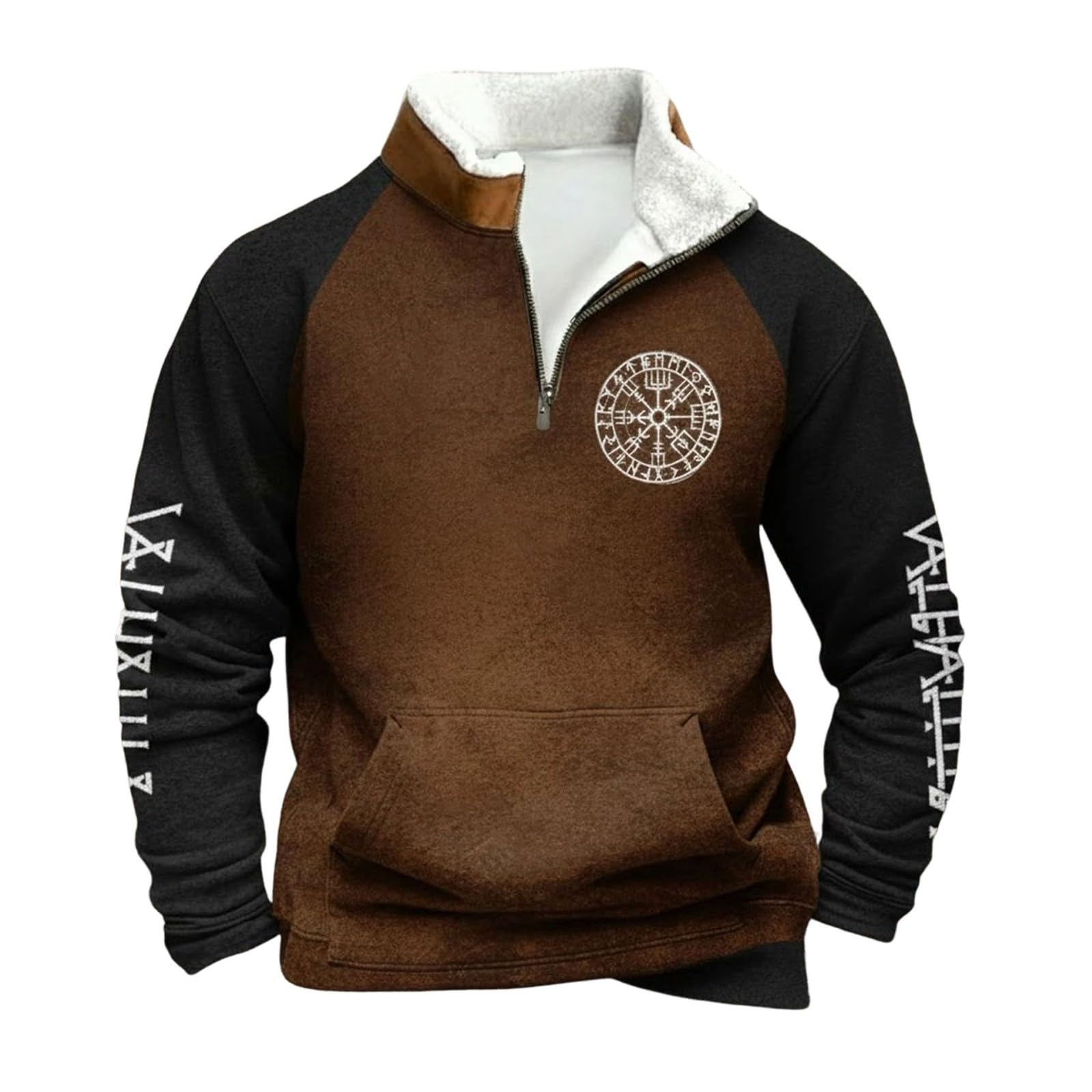 Col rond hommes pull en coton pour éviter le froid