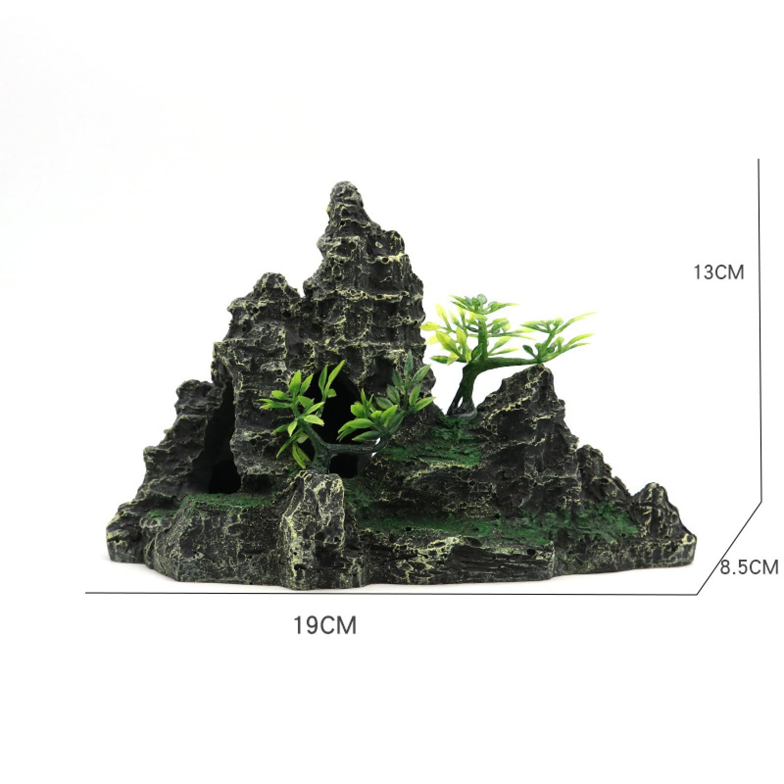 1 pieza de planta rocalla for acuario, decoración pecera, paisajismo, accesorios decorativos for 047(43)