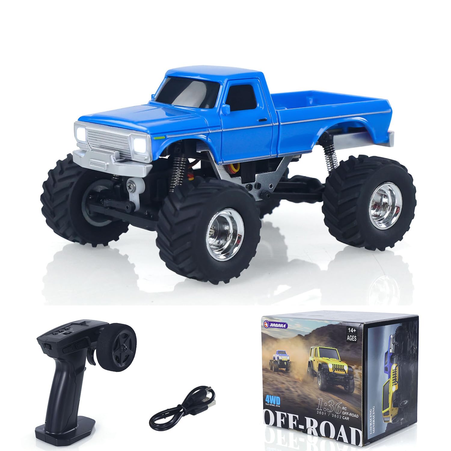 Amazon.co.jp: wheelfun JABAILE 3602 1/36 4WD 2.4G ラジコン