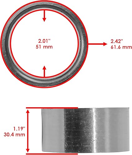 Miniatura 2 de Caltric Juego de juntas de silenciador compatible con Kawasaki Z900 Z900RS 2017 2018 2019 11061-0447