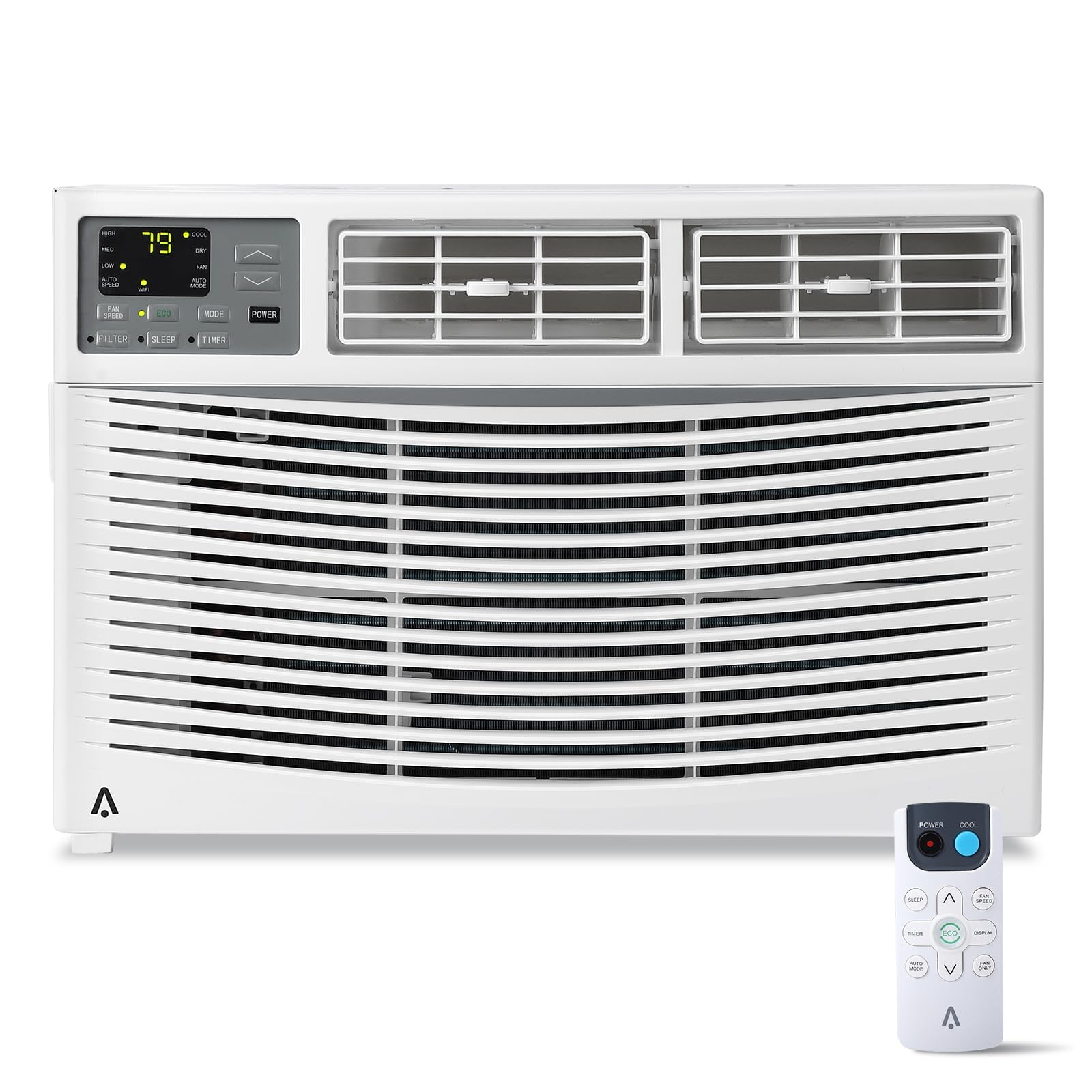 Image of Window Air Conditioner 8,000 BTU, Smart Window AC Unit with WiFi & App Control, 24-Hour Timer, Energy-Saving ECO & Sleep Mode, Quiet Cooling for Rooms up to 350 Sq.Ft.