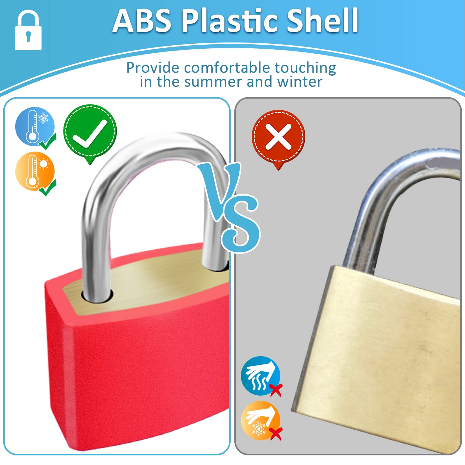 Lot De 5 Petits Cadenas De Valise Avec Clés - 23 Mm - Multicolores