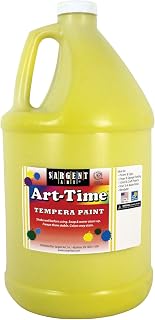 Sargent Art 17-6602, Gallon Yellow Art-Time Tempera Paint