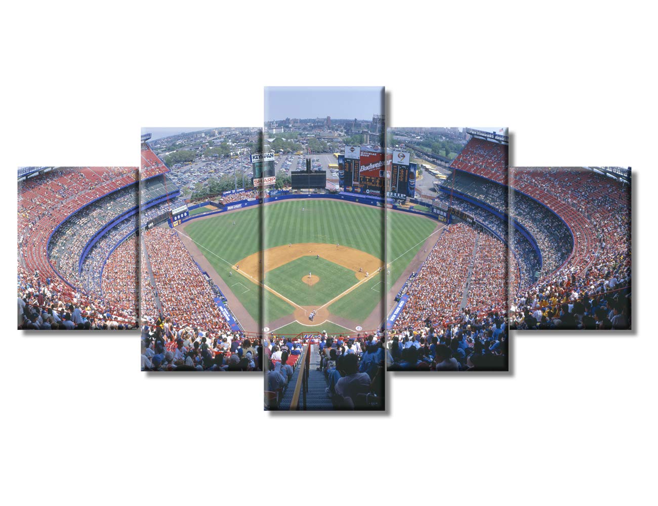 New York Home Decor Wall Art Canvas Painting 5 Panels Picture of