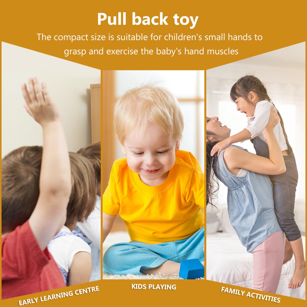 NUOBESTY Schulbus Spielzeug Groß Pull Back Modell Bus 1:24 Legiertes Kinderspielzeug Ohne Batterie Für Kinder Hände Feinmotorik Training Und KinderhäNde Geschenk