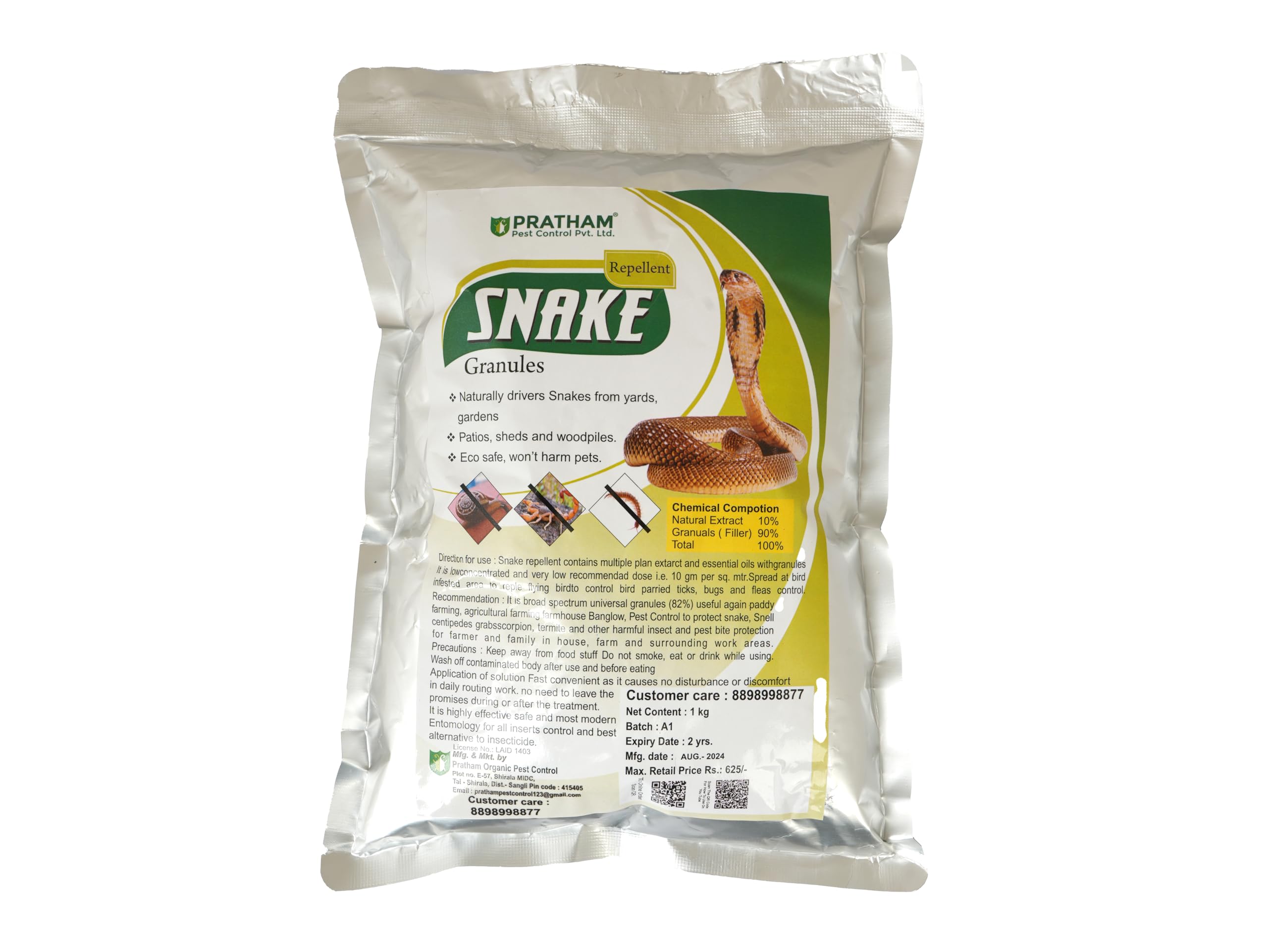 Outdoor Protection Granules 1kg | Plant Based Formula | Ready To Use Garden & Outdoor Care Granules | Lemongrass & Orange Leaf Blend-image-15