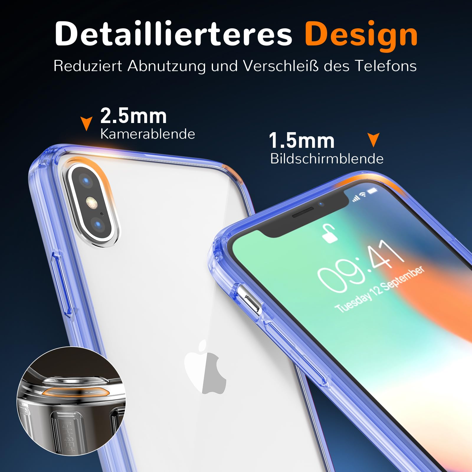 Clear Case for iPhone 15, Ultra Thin, Shockproof TPU Cover, Anti-Yellowing, Crystal Clear, Phone Case for Apple iPhone 15 - Clear — view 438