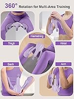 Vista 4 de Pelvic Floor Exercise Devices 77 lb Adjustable Kegel Inner Thigh Exerciser and Hip Trainer Workout Equipment for Home Postpartum Recovery Women Men