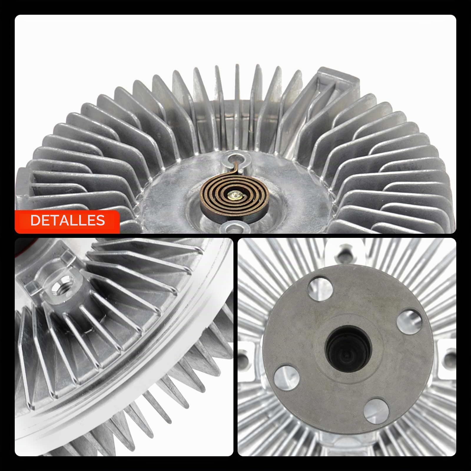 Frankberg Acoplamiento viscoso para ventilador de radiador 52027823 | Compatible con Grand Cherokee I ZG ZJ