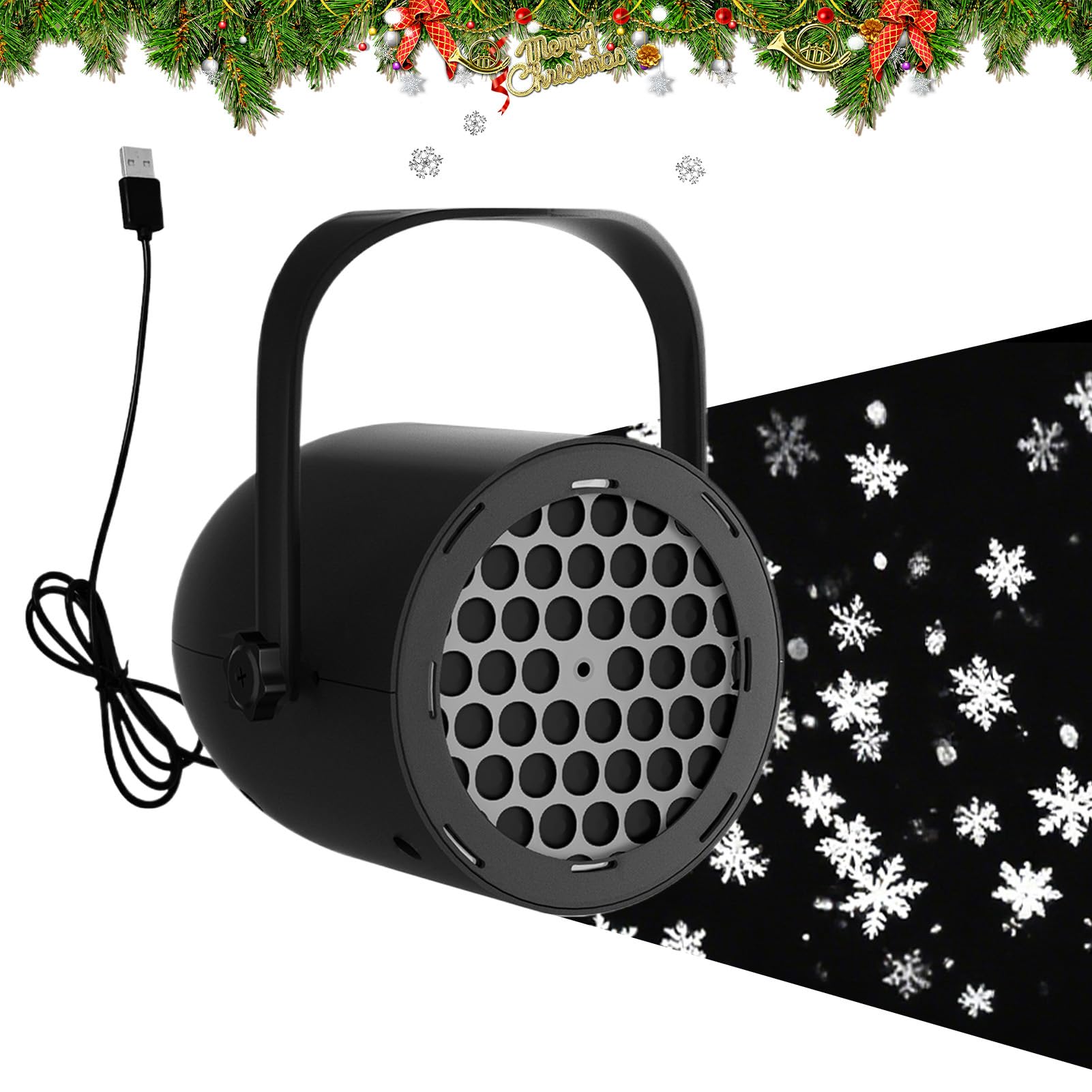 Christmas Projector LED Snowflake Lamp — image 1