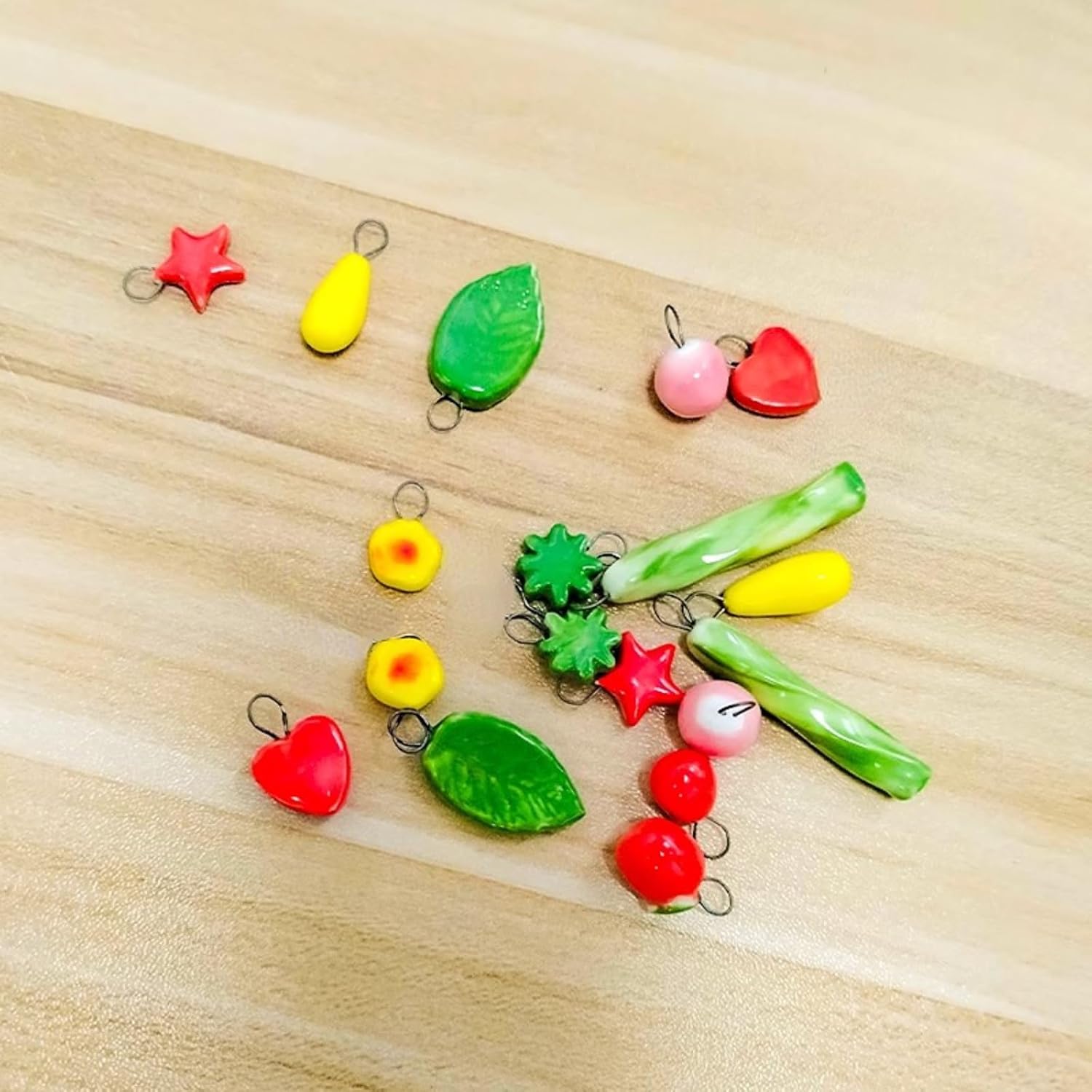 200 Pcs Nichrome Wire Jump Rings,Stained Glass Jump Rings for Soldering,Nickel Chromium Alloy U Shaped Ring Hook for Pendants Ceramic Jewelry Glass Melting