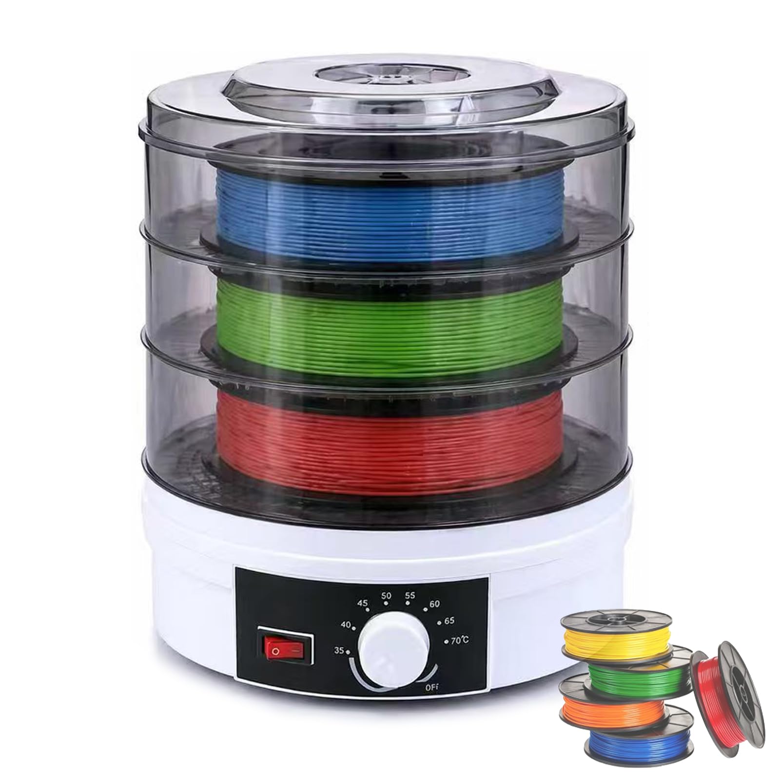Suszarka do Filamentu 3D, Pojemnik Suszący Filament 3D