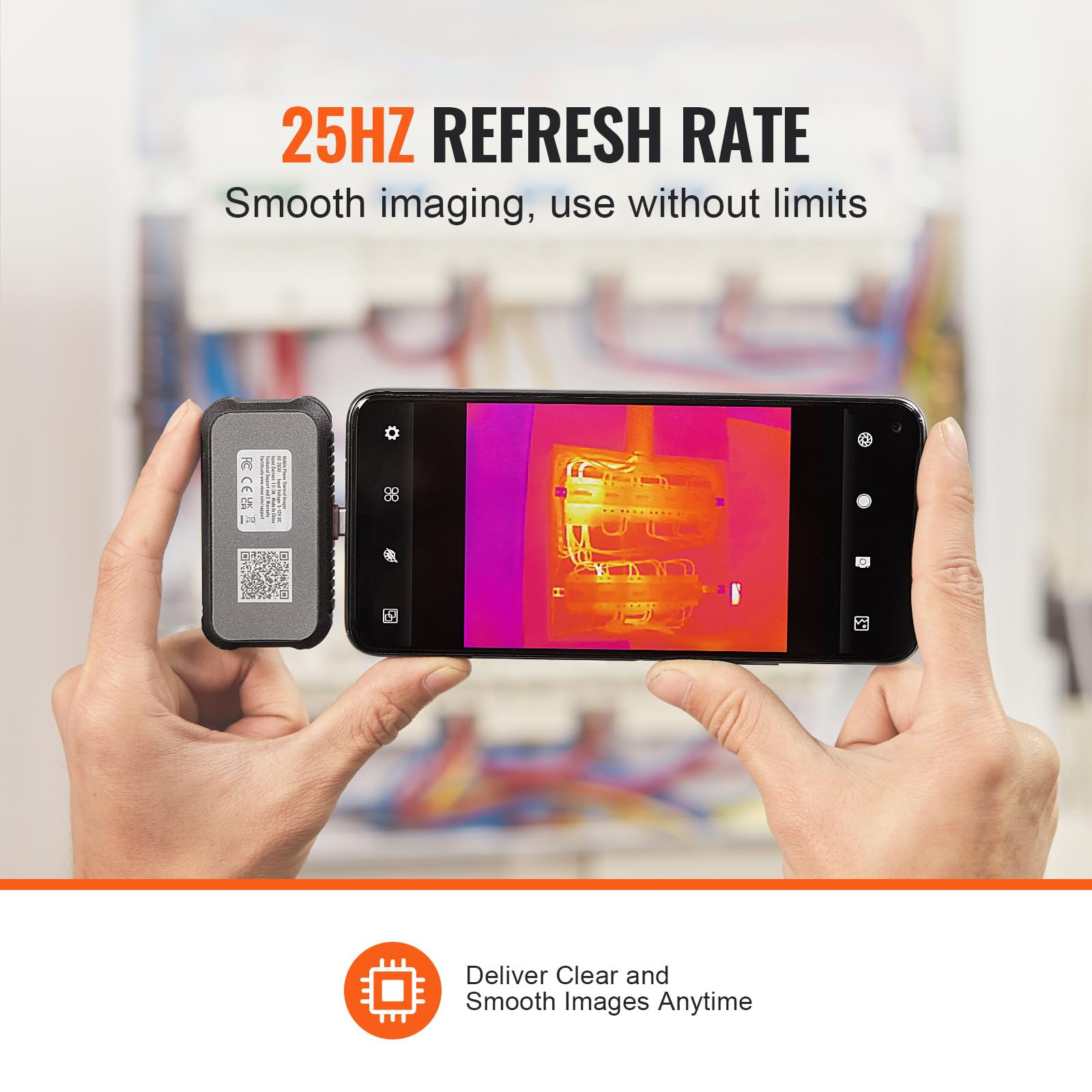 Amazon.co.jp: Android用サーマルイメージングカメラ、256 x 192 IR