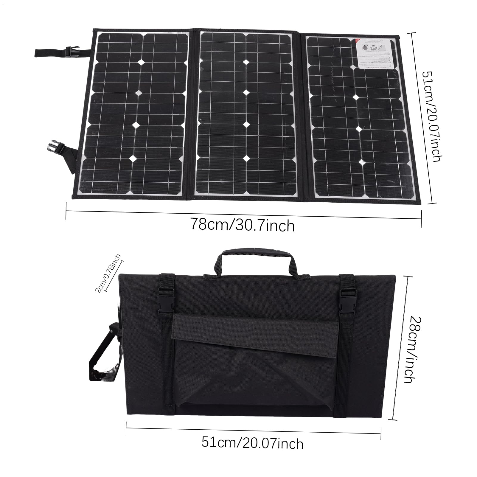 Alimentatore di riserva, generatore portatile da 600 Watt, tessuto Oxford | impermeabile, alimentatore compatto per zaino | Porte USB da 5 V con uscita 18 V, stazione di alimentazione per campeggio