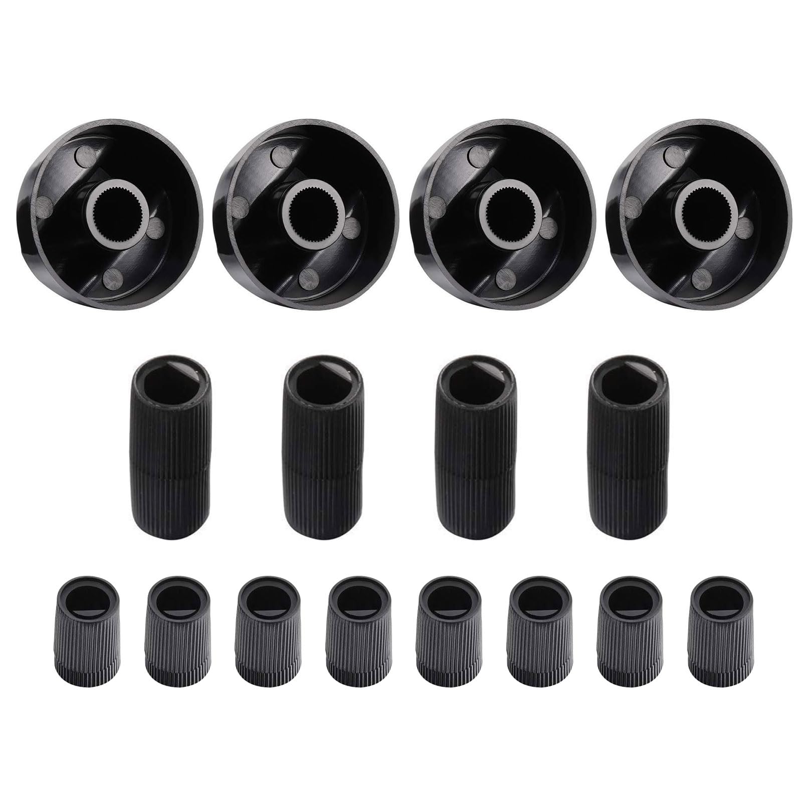 Msioytog ABS Knobs Modern Knobs Kitchen Appliance Part Replacement Knob Set Perfect for Oven Stove Ranges Replacement Needs Oven Stove